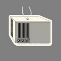 Paper Air Freshener - Air Conditioner (3/4 View) Tag